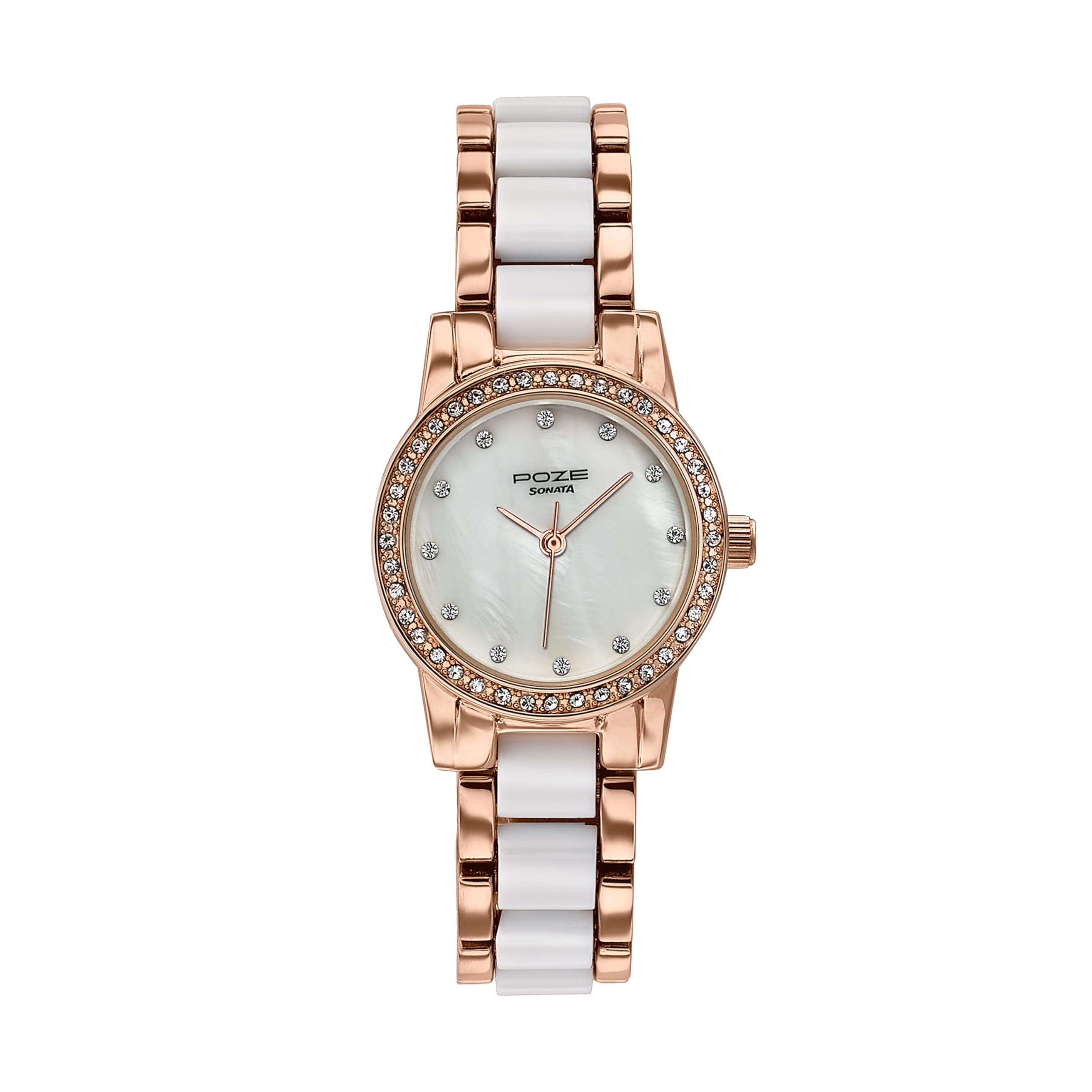 Buy Sonata Poze 6 Soft Sorbet Quartz White Round Dial Women's
